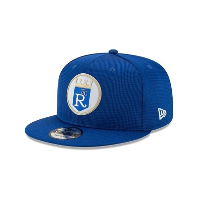 Sapca New Era Kansas City Royals MLB Clubhouse Collection 9FIFTY Snapback - Albastri